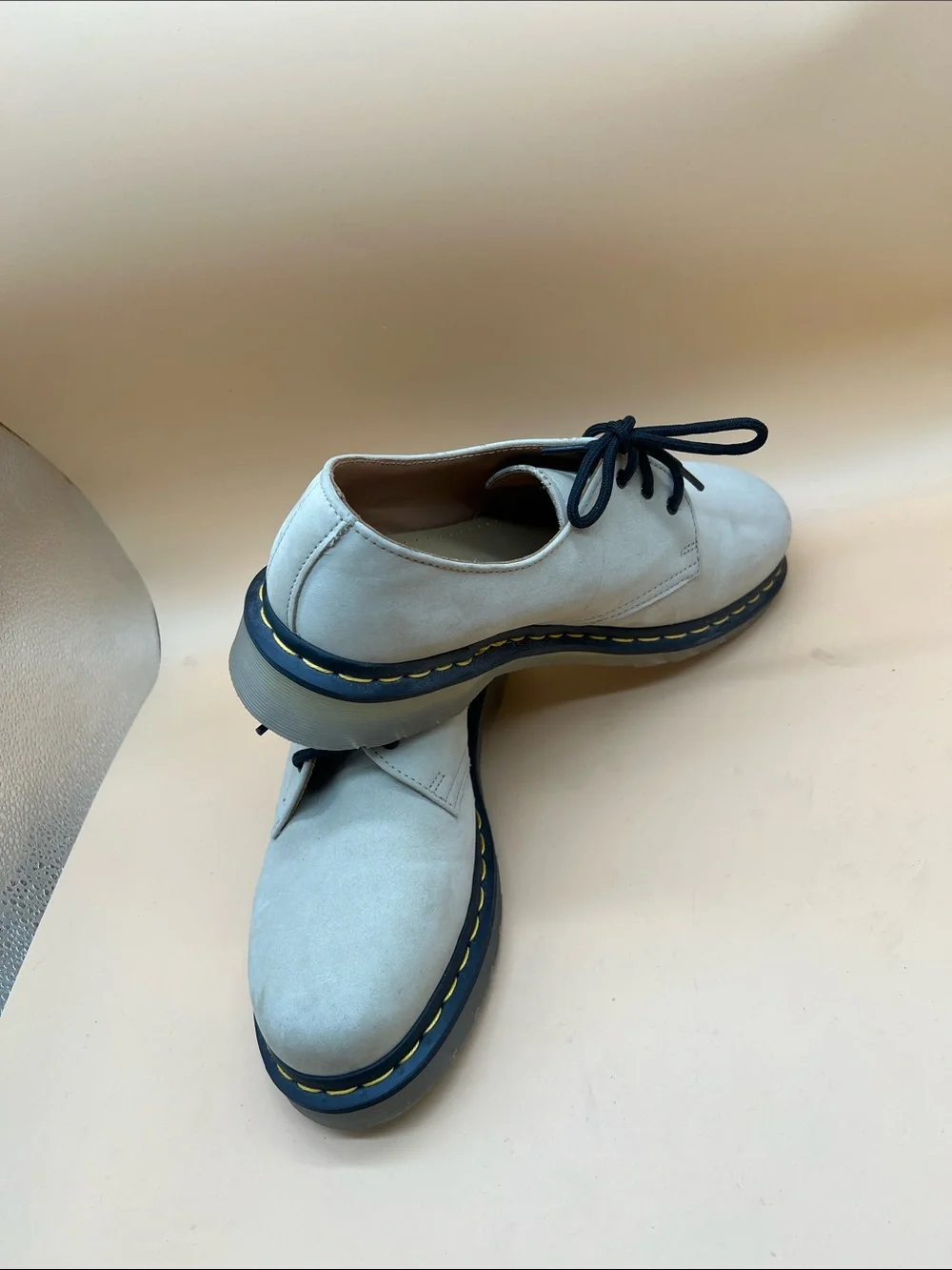 Dr. Martens 1461 in Pale Olive suede 8 uk men 9 women 10